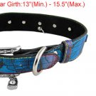 Sz L Single Prong Buckle 5-Perforated Adjustable Collar for Dog