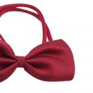 Dog Cat Red Bow Tie Bowknot Necktie Pet Adjustable Collar
