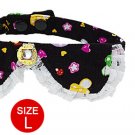 Size L Mushroom Style Rhinestone Decorated Necktie for Pet Dog