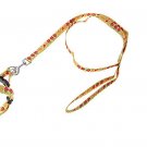 Nylon Strawberry Pattern Pet Dog Yellow Leash Strap