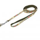 Multi-color Nylon Reflective Harness w Leash Set for Pet Dog