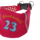 Dog Pet Cats Red Soft Triangle Collar Scarf Size XL