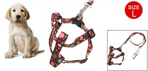 Dog Puppy Nylon Pull Harness Adjustable Leash Rope L