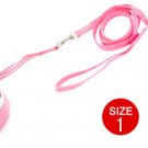 Dog Puppy's Vest Harness Nylon Leash Strap Size 1