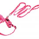 Pet Doggie Doggle Puppy Dog Adjustable Nylon Collar and Leash Set