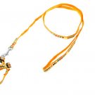 Yellow Doggie Nylon Harness Dog Puppy Leash Lead Size S