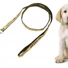 Army Green Color Nylon Dog Pet's Leash Lead & Harness