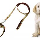 Lovely Dog Pet's Nylon Leash Lead & Harness 45"