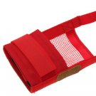 Size M Anti Bark Bite Chew Muzzle Mask Red Soft Mesh for Pet Dog