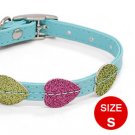 Mini Dog Puppy Doggie Doggy Collar Belt Glittering with 3 Buckle Set