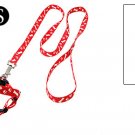 Red Step-in Dog Puppy Pulling Harness and Leash Set Small