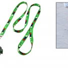 Green Nylon Adjustable Collar and Leash Set for Small Dog