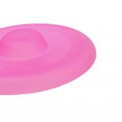 Amusing Training Pet Dog Use Round Pink Plastic Frisbee Toy