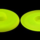 Fashion Interesting Training Dog Use Round Yellow Plastic Frisbee