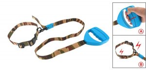 Electrostatic Dog Training Leash E-Collar - Blue & Army Color