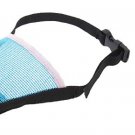 Dog Mesh Nylon Muzzle Size L w/ 10-1/2 for Dog Snouts Blue & Black 5-3/4