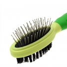 Dog Pet Hair Splitter Grooming Tool Double Side Oval Brush w/ Bristle