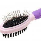 Purple Brush Pet Dog Grooming Shedding Brush