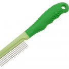 Green Pet Cat & Dog Grooming Comb with Fine Steel Tooth