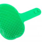 Dog Cat Pet Oblong Soft Plastic Shower Bath Brush