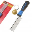 Deluxe Dog Cat Pet Grooming Comb with Fine Tooth and Small Bell
