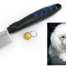 Deluxe Pet Cat Dog Coat Grooming Comb with Fine Tooth and Small Bell