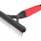Pet Dog Grooming Magic Rake Comb "L" - Red & Black