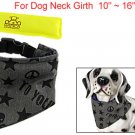 Black Star Skull Pattern Dog Neckerchief w Ice Pack