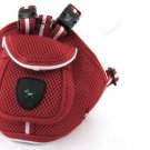 Red Nylon Adjustable Pet Dog Safety Long Harness Leash