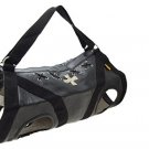 Multifuctional Dog Puppy Travel Shopping Carrier Carry Bag PU Black Size L