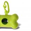 Kelly Bone Shape Dispenser Box + Pet Doggie Garbage Trash Clean-up Bag