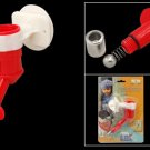 Red Cat Dog Pet Plastic Water Feeder Pipe Conduit
