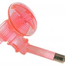 Pink Plastic Cat Dog Pet Water Feeder Pipe Conduit