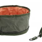 Collapsible Fabric Fold Portable Travel Dog Pet Food Water Bowl Nylon Feeder