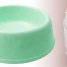 Pet Cat Dog Round Solid Plastic Water Food Feeder Bowl Dish