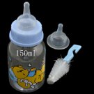 Fashion Portable Mini Pet Blue Plastic Water Bottle Milk Feeder