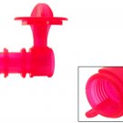Magenta Plastic Cat Dog Pet Water Feeder Conduit