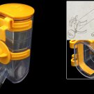 Cage Pet Puppy Gerbil Hamster Water Bottle Feeder Yellow