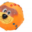 Pet Puppy Chew Squeaky Funny Dog Pattern Ball Toy