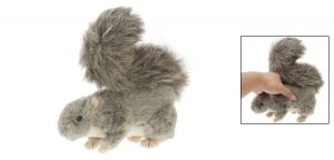 Squeaky Squirrel Stuffed Plush Doll Toy for Dog Pet