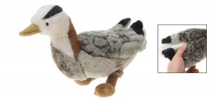 Squeaky Mandarin Duck Stuffed Plush Doll Toy for Pet Dog