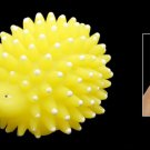 Hedgehog Shaped Pet Dog Puppy Chew Squeaky Toy Yellow