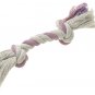 7 Inch Dog Cotton Braided Bone Chew Rope Knot Tug Toy