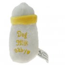 Zanies Fabric Milk Bottle Small Dog Pet Chew Toy Squeaky