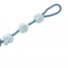 Pet Dog Plush Ball Chew Cotton Braided Rope Knot Tug Toy 22inch