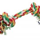 Pet Dog Bone Chew Cotton Braided Rope Knot Tug Toy 10inch