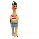 Pirate Sea Rover Bird Squeaky Dog & Cat Pet Chew Toy