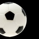 Football Pattern Vinyl Squeaker Fetch Chew Dog Puppy Toy