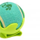 Green Toy Cricket Baseball Tennis Ball with Clip Bracket for Dog Cat Pet