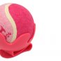 Dog Cat Pet Toy Cricket Baseball Tennis Ball Pink with Clip Bracket